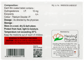 Dydrosmart 10mg Tablet 10