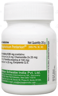 Dr Willmar Magnesium Phosphoricum Pentarkan Ptk 60 Tablet 20gm
