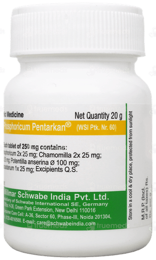 Dr Willmar Magnesium Phosphoricum Pentarkan Ptk 60 Tablet 20gm