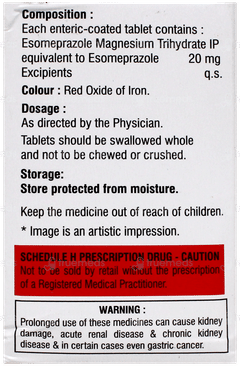 Esoheal 20 Tablet 15 Esoheal 20 Tablet 15