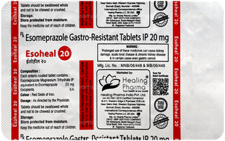 Esoheal 20 Tablet 15
