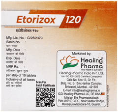 Etorizox 120 Tablet 10 Etorizox 120 Tablet 10