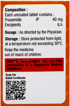 Frasix 40 Tablet 10 Frasix 40 Tablet 10