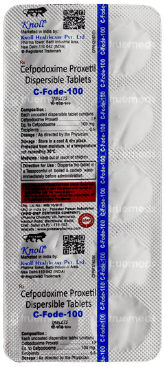 C Fode 100 Tablet 10 C Fode 100 Tablet 10