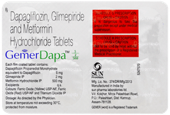 Gemer Dapa 5/2/500 Tablet 7