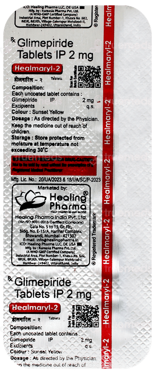 Healmaryl 2 Tablet 10