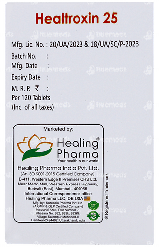 Healtroxin 25 Tablet 120