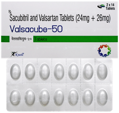 Valsacube 50 Tablet 14
