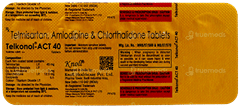 Telkonol Act 40 Tablet 10 Telkonol Act 40 Tablet 10