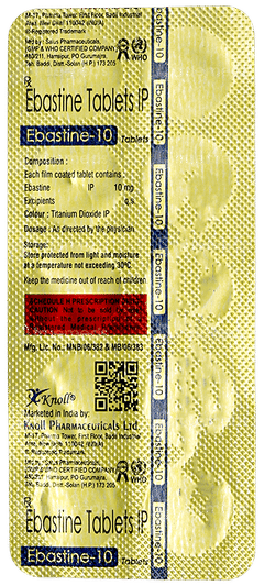 Ebastine 10 Tablet 10