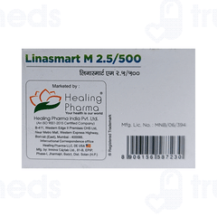 Linasmart M 2.5/500 Tablet 10 Linasmart M 2.5/500 Tablet 10