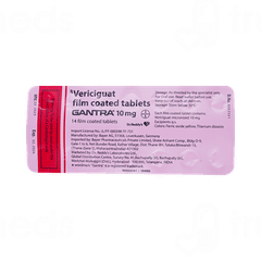 Gantra 10Mg Tablet 14