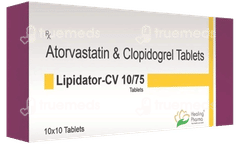 Lipidator Cv 10/75 Tablet 10 Lipidator Cv 10/75 Tablet 10