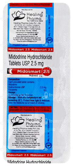 Midosmart 2.5 Tablet 10 Midosmart 2.5 Tablet 10