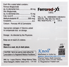 Ferrored Xt Tablet 15