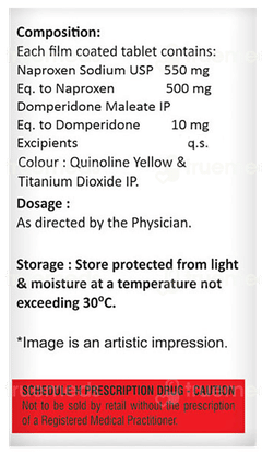Naproheal D 500 Tablet 10 Naproheal D 500 Tablet 10