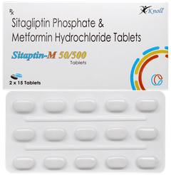 Sitaptin M 50/500 Tablet 15 Sitaptin M 50/500 Tablet 15