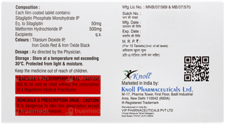 Sitaptin M 50/500 Tablet 15