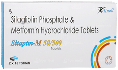 Sitaptin M 50/500 Tablet 15 Sitaptin M 50/500 Tablet 15