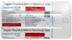 Sitaptin M 50/500 Tablet 15 Sitaptin M 50/500 Tablet 15