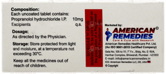 P Nolol 10mg Tablet 10