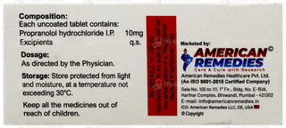 P Nolol 10mg Tablet 10