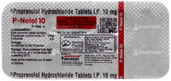 P Nolol 10mg Tablet 10