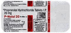 P Nolol 20 Tablet 10 P Nolol 20 Tablet 10