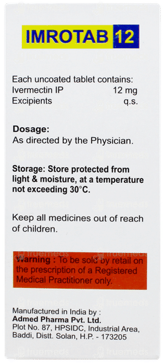 Imrotab 12 Tablet 10 Imrotab 12 Tablet 10