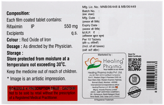 Rifaxiheal 550 Tablet 10