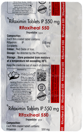 Rifaxiheal 550 Tablet 10
