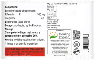 Rifaxiheal 550 Tablet 10