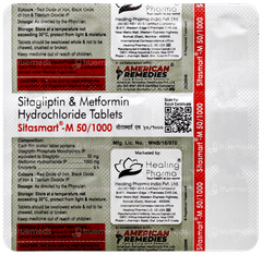 Sitasmart M 50/1000 Tablet 15