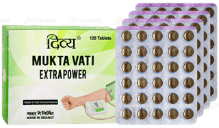Patanjali Divya Mukta Vati Extra Power 4 Pack Of 30 Tablets