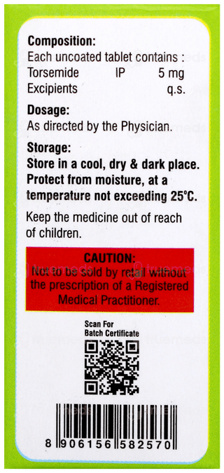 Torseheal 5Mg Tablet 10