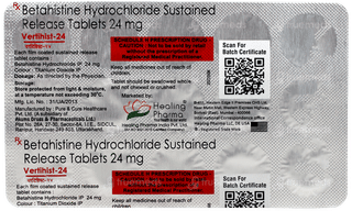 Vertihist 24 Tablet 15