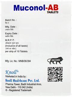 Muconol Ab Tablet 10