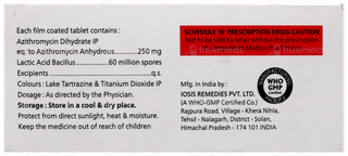 Azidac 250Mg Tablet 10