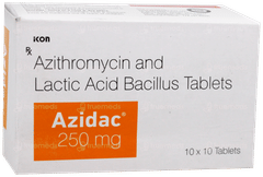 Azidac 250Mg Tablet 10
