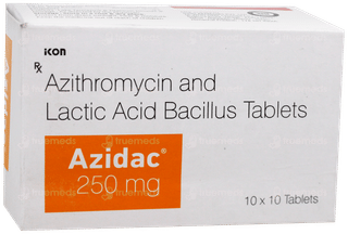 Azidac 250Mg Tablet 10