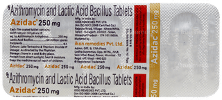 Azidac 250Mg Tablet 10