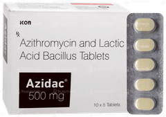 Azidac 500Mg Tablet 5 Azidac 500Mg Tablet 5