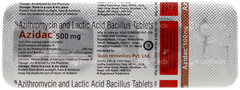 Azidac 500Mg Tablet 5 Azidac 500Mg Tablet 5