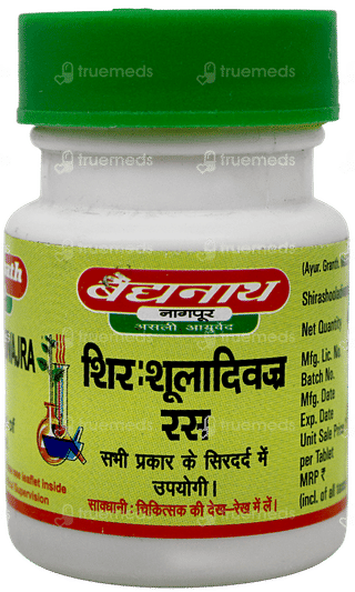 Baidyanath Shirashooladivajra Ras Tablet 40