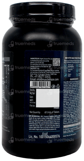 Muscleblaze Mb Vite Daily Multivitamin Tablet 60