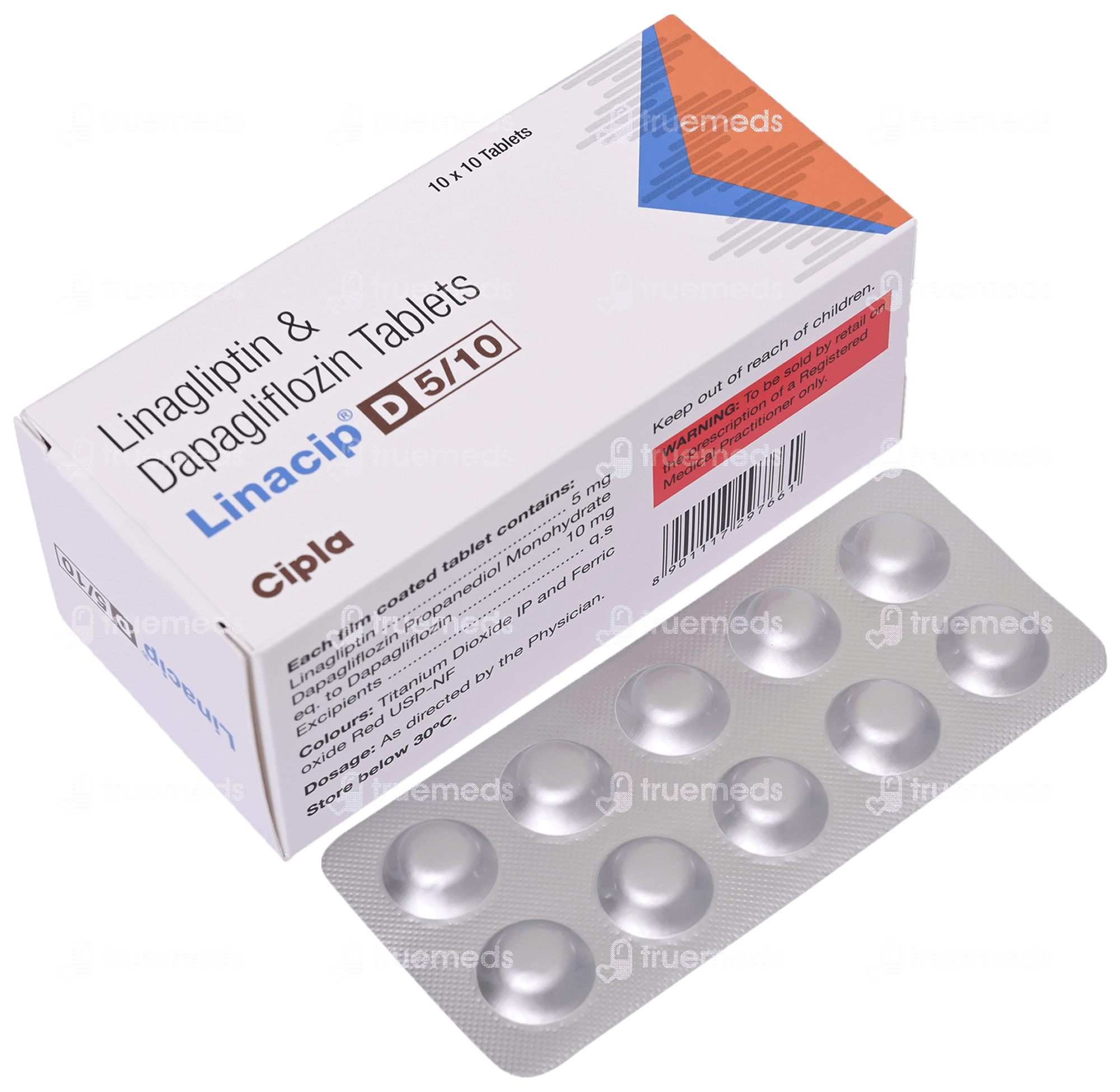 Linacip D 510 Tablet 10 - Uses, Side Effects, Dosage, Price | Truemeds