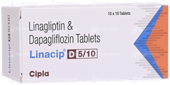 Linacip D 5/10 Tablet 10