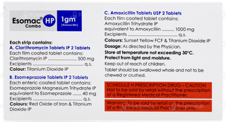 Esomac Hp 1gm Combo Tablet 6