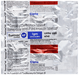 Esomac Hp 1gm Combo Tablet 6