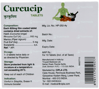 Curcucip Tablet 10